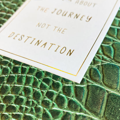 Life's about the journey not the destination