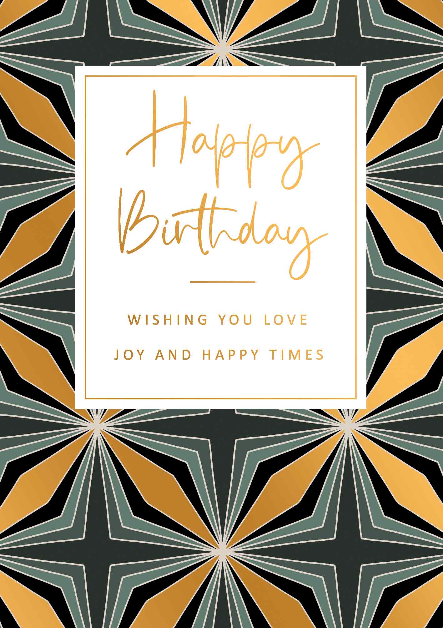 Happy Birthday wishing you love joy and happy times