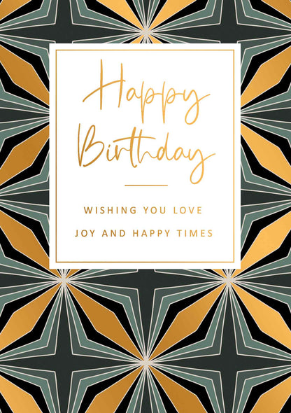 Happy Birthday wishing you love joy and happy times