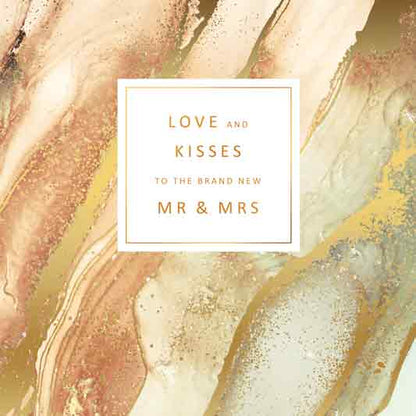 XL - Love and kisses to the brand new MR & MRS