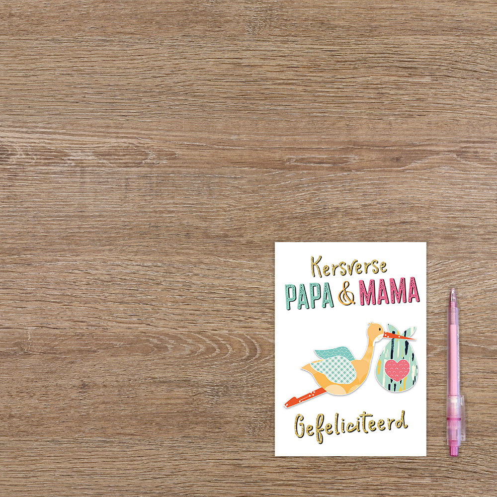 Kersverse papa & mama