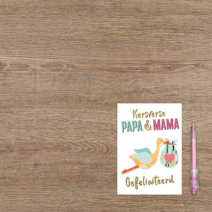 Kersverse papa & mama