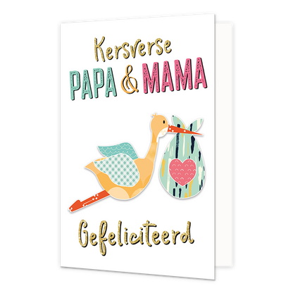 Kersverse papa & mama