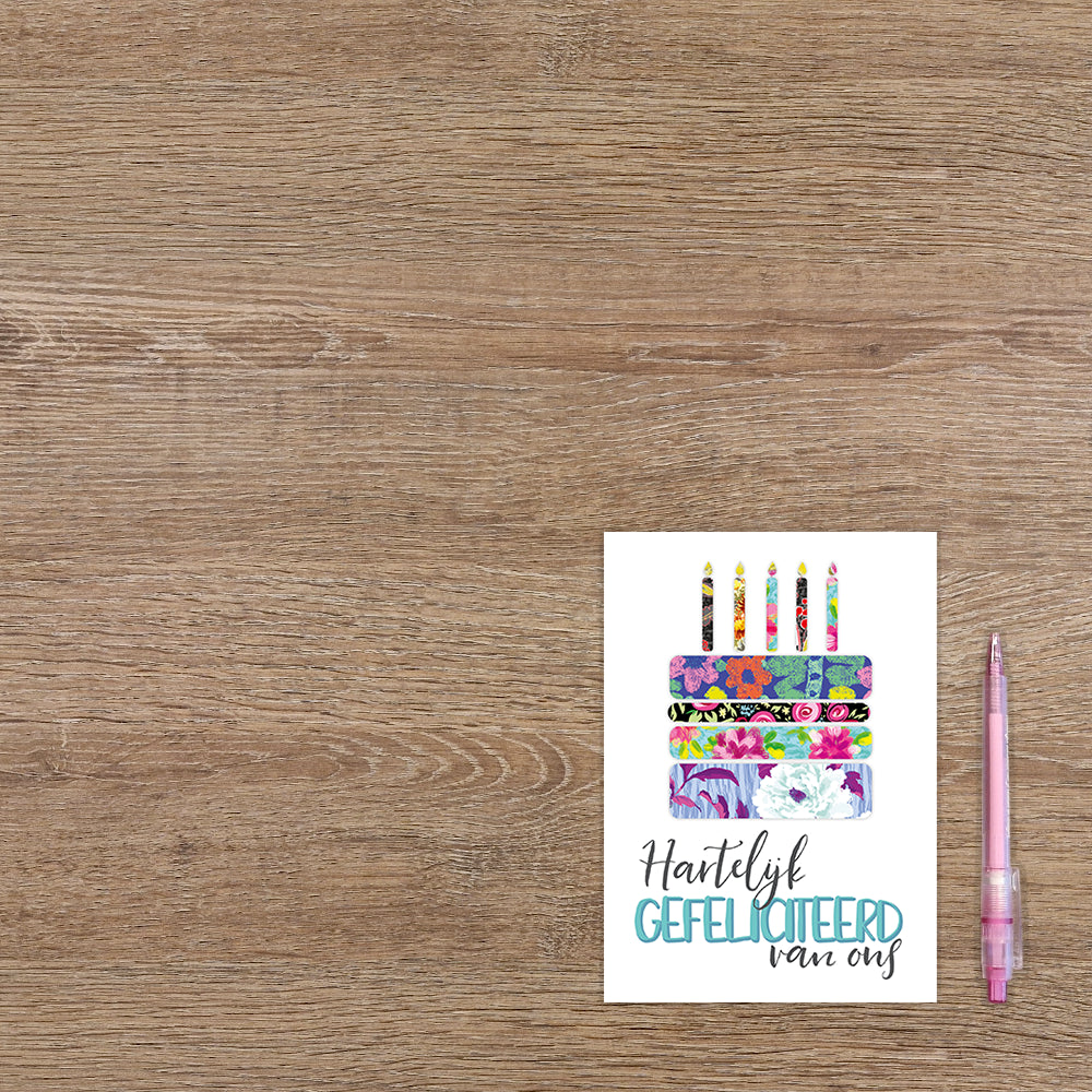 Hartelijk gefeliciteerd van ons