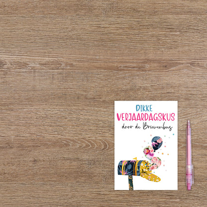 Dikke verjaardagskus