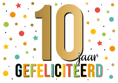 10 jaar gefeliciteerd