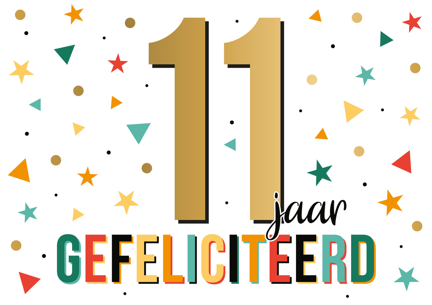 11 jaar gefeliciteerd