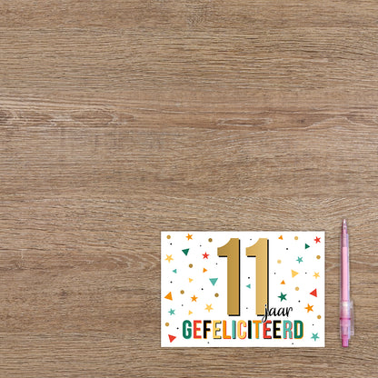 11 jaar gefeliciteerd