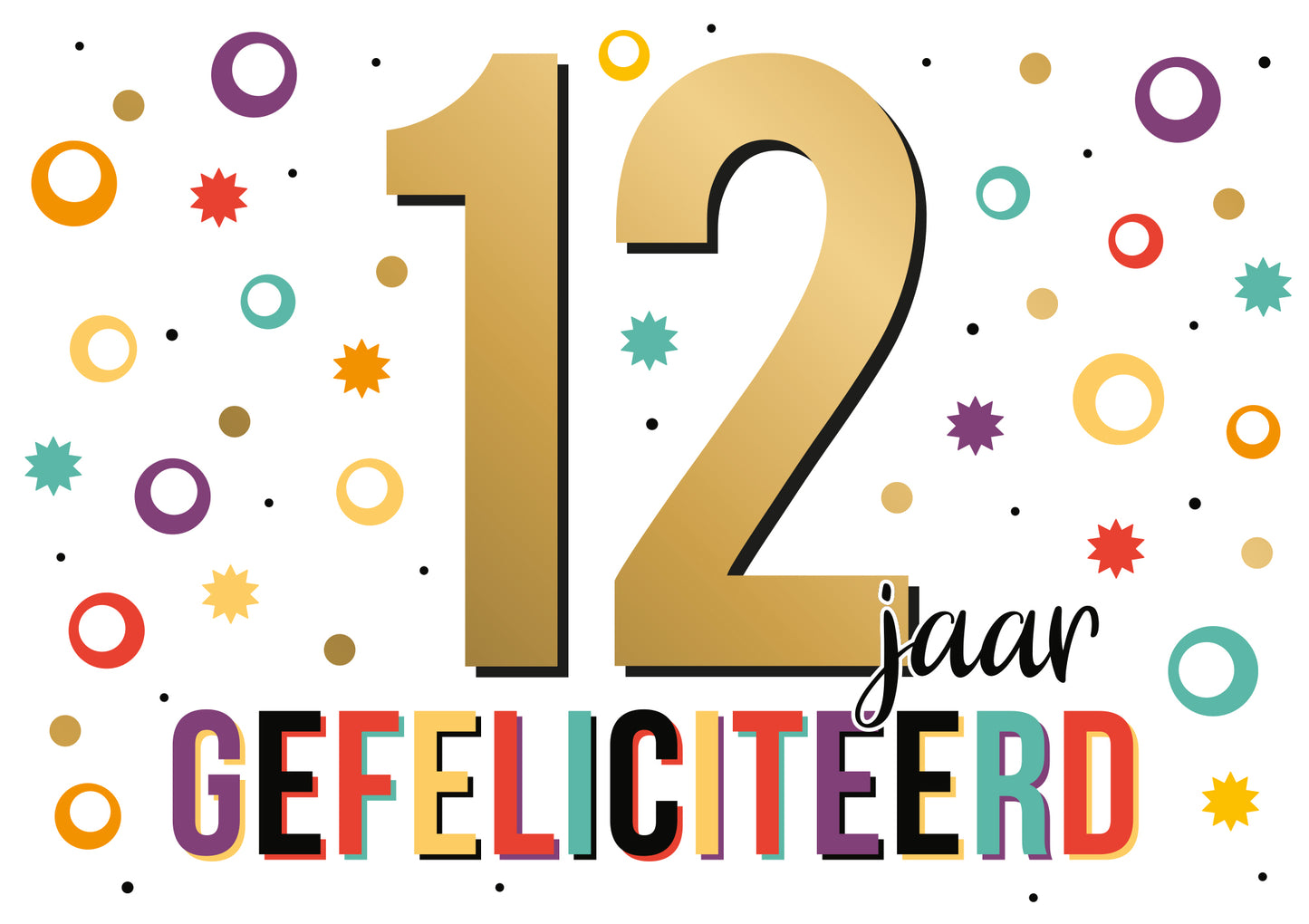 12 jaar gefeliciteerd