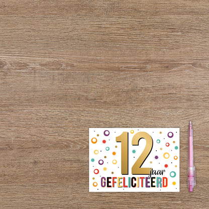 12 jaar gefeliciteerd