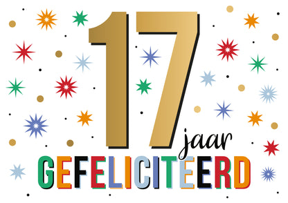 17 jaar gefeliciteerd