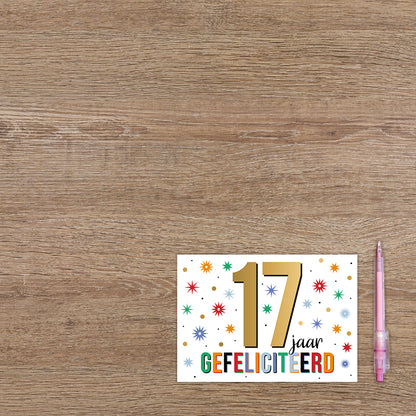 17 jaar gefeliciteerd