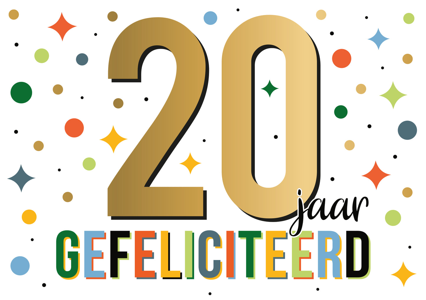 20 jaar gefeliciteerd