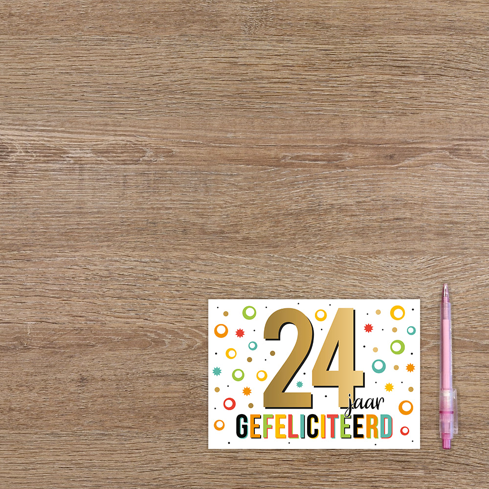 24 jaar gefeliciteerd