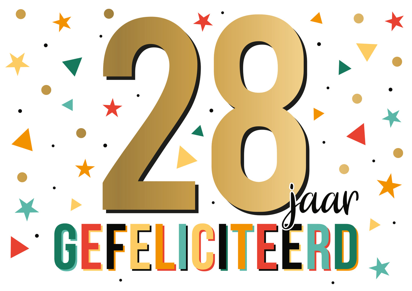 28 jaar gefeliciteerd