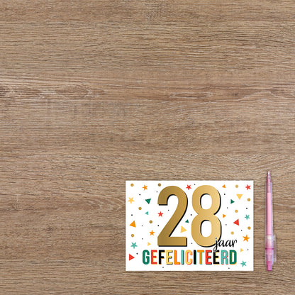 28 jaar gefeliciteerd