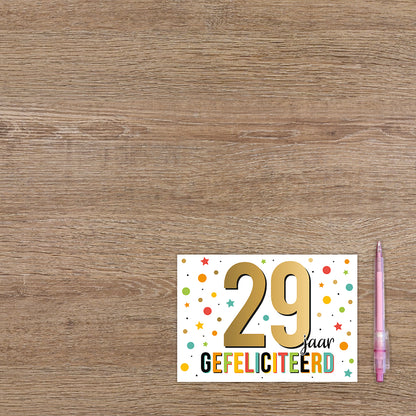 29 jaar gefeliciteerd