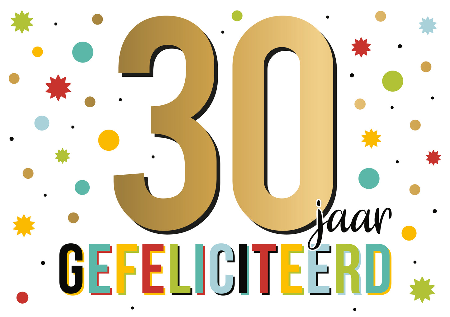 30 jaar gefeliciteerd