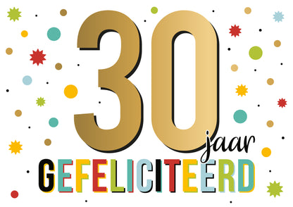 30 jaar gefeliciteerd