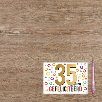 35 jaar gefeliciteerd