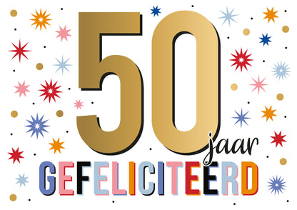 50 jaar gefeliciteerd