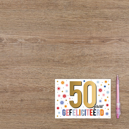 50 jaar gefeliciteerd
