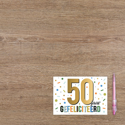 50 jaar gefeliciteerd