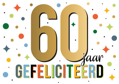 60 jaar gefeliciteerd