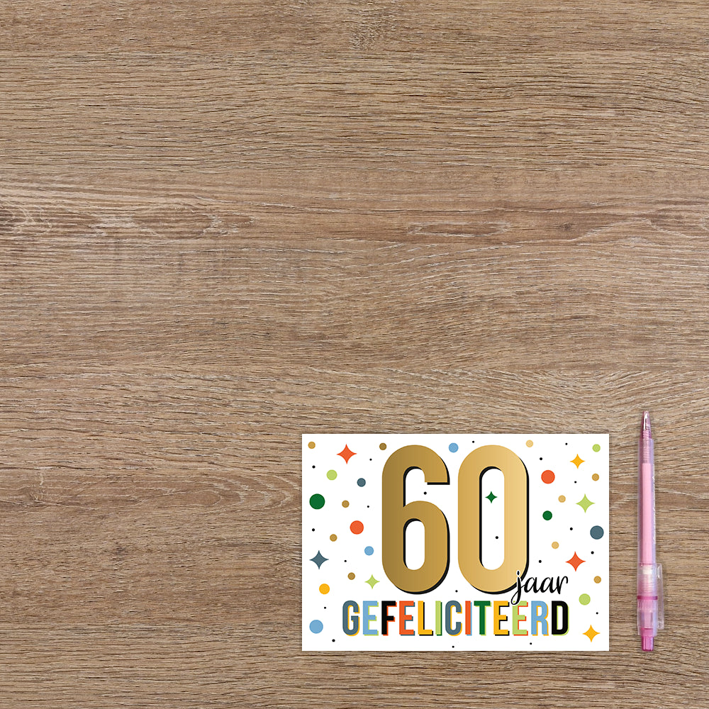 60 jaar gefeliciteerd