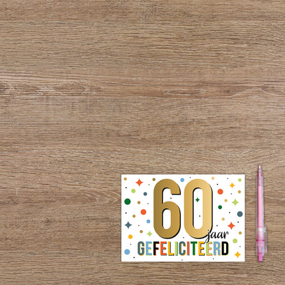 60 jaar gefeliciteerd
