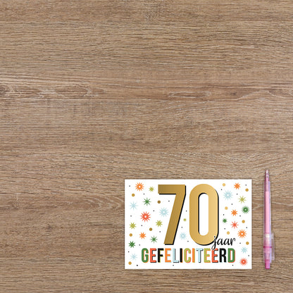 70 jaar gefeliciteerd