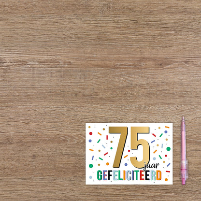 75 jaar gefeliciteerd
