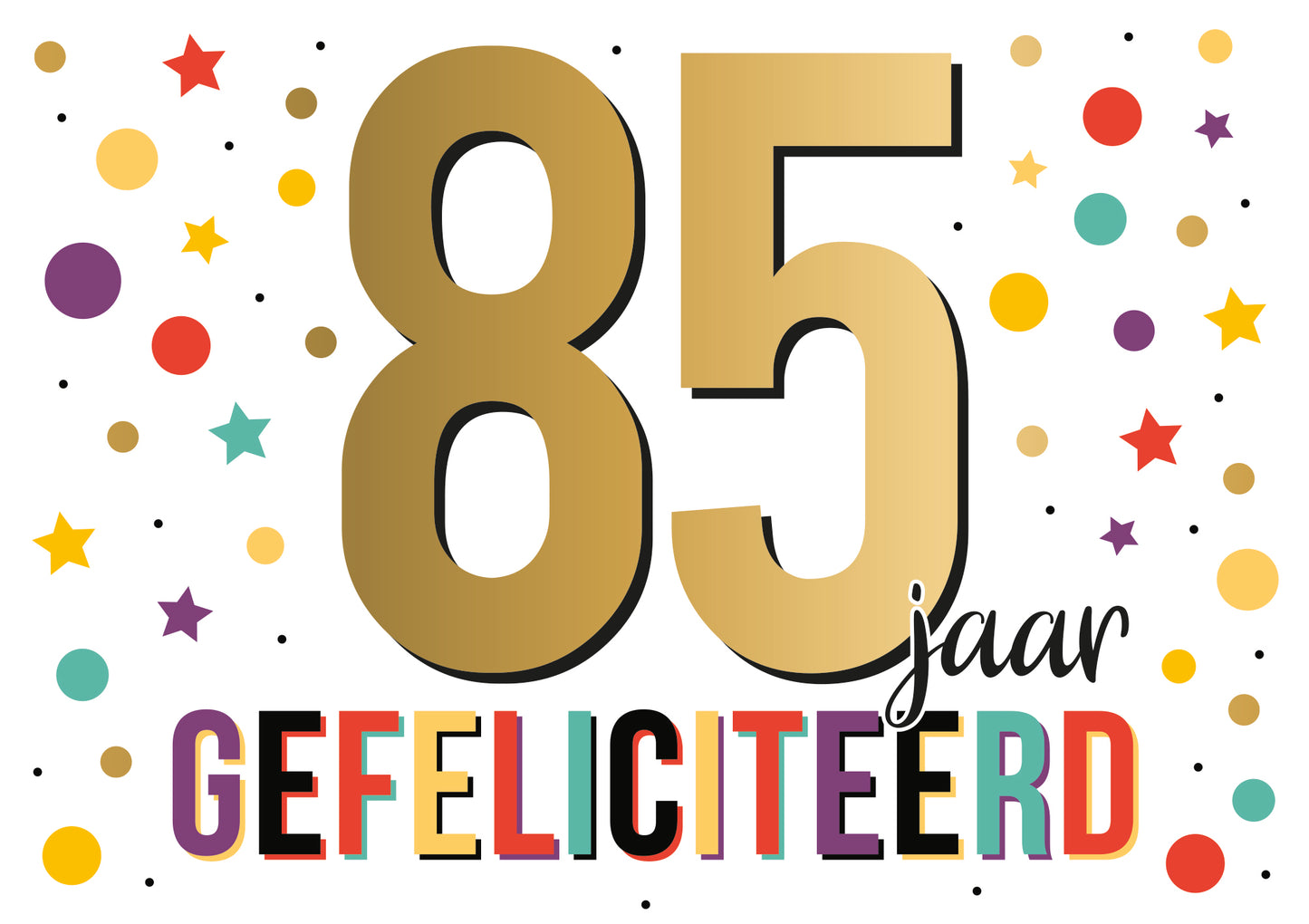 85 jaar gefeliciteerd