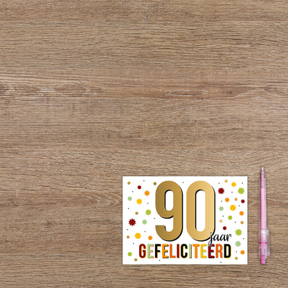 90 jaar gefeliciteerd