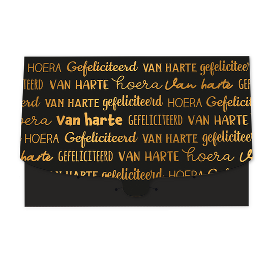 Hoera gefeliciteerd van harte
