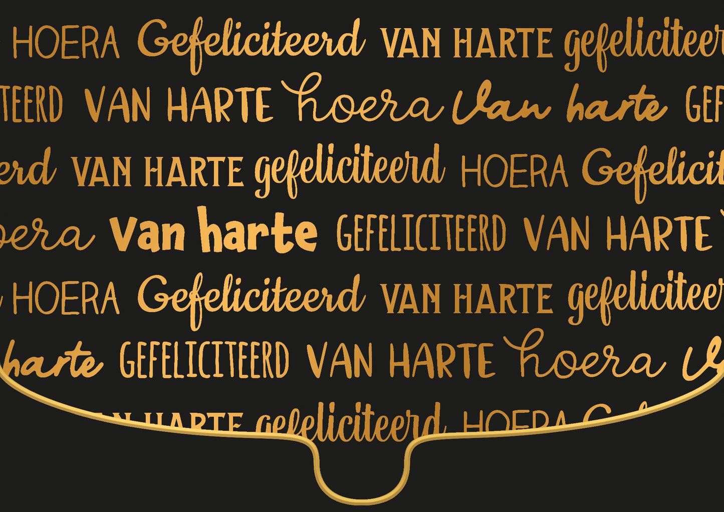 Hoera gefeliciteerd van harte