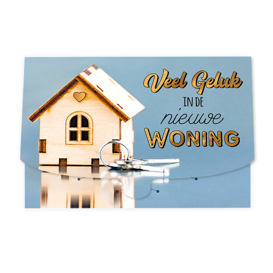 Veel geluk in de nieuwe woning