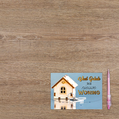 Veel geluk in de nieuwe woning