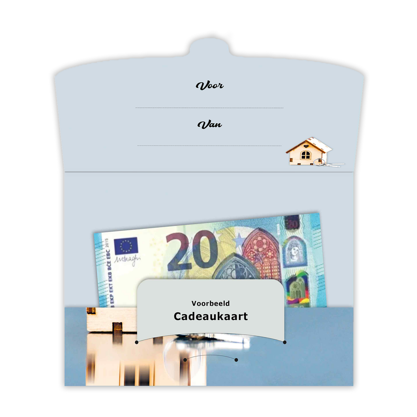 Veel geluk in de nieuwe woning