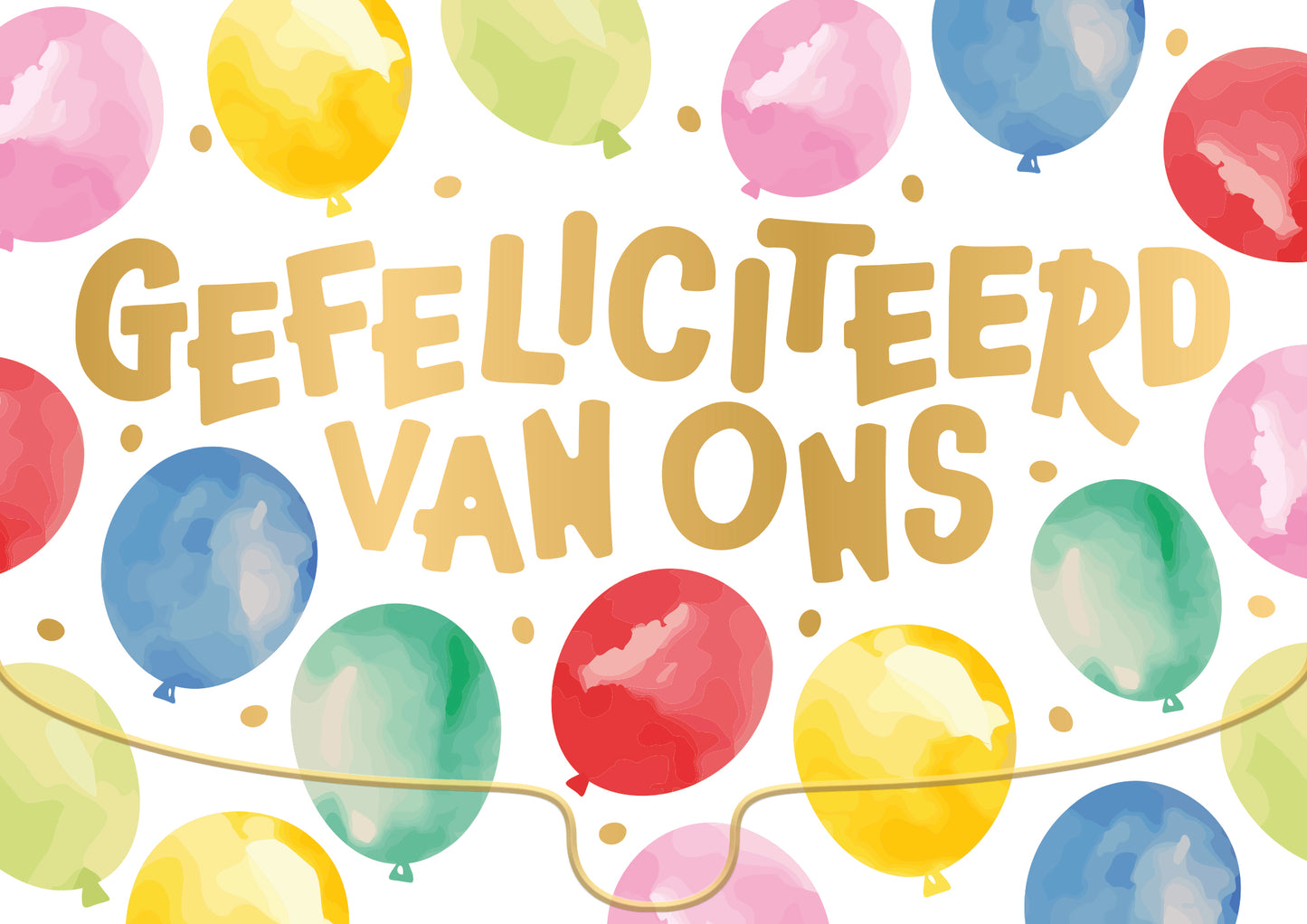 Gefeliciteerd van ons