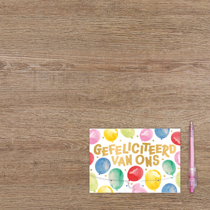 Gefeliciteerd van ons