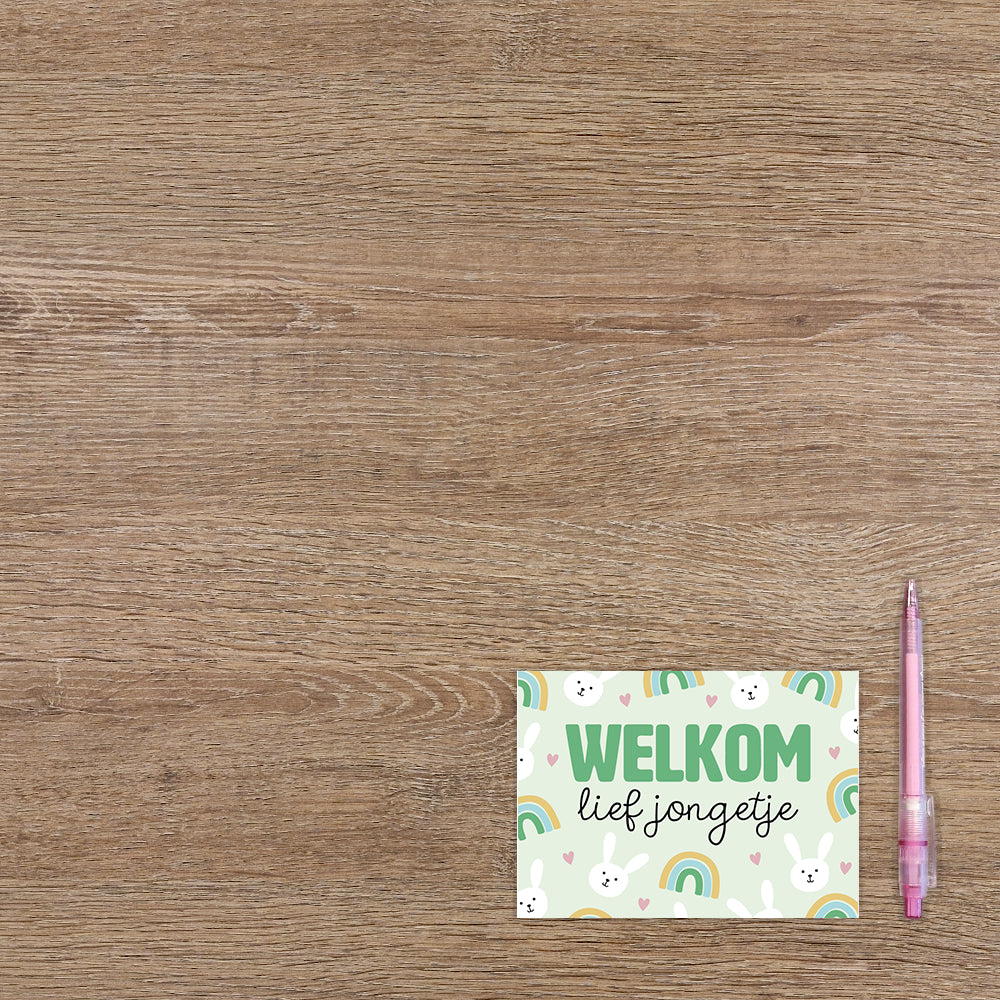 Welkom lief jongetje