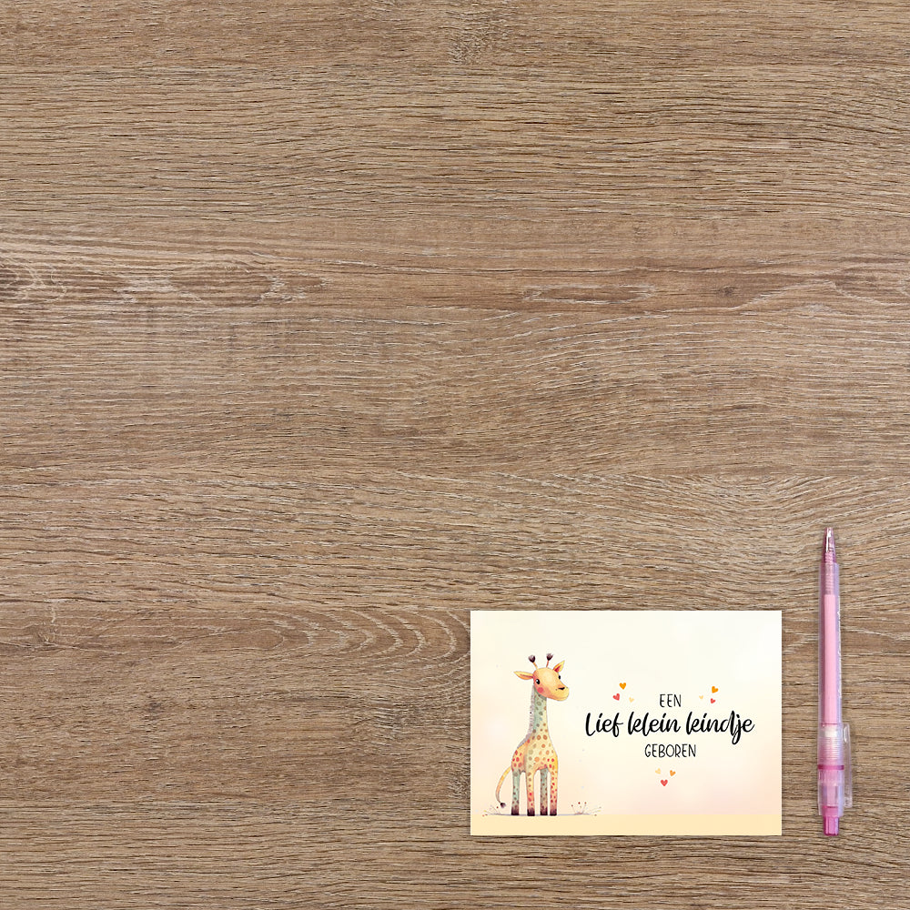 Een lief klein kindje geboren