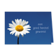 Een goed herstel gewenst - Formaat: Klein - Vorm: Liggend - Beterschapskaart - Op deze wenskaart is een witte bloem te zien op een blauwe achtergrond. Rechts naast de bloem staat de tekst: "Een goed herstel gewenst". - Snelwenskaart