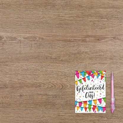 Gefeliciteerd van ons