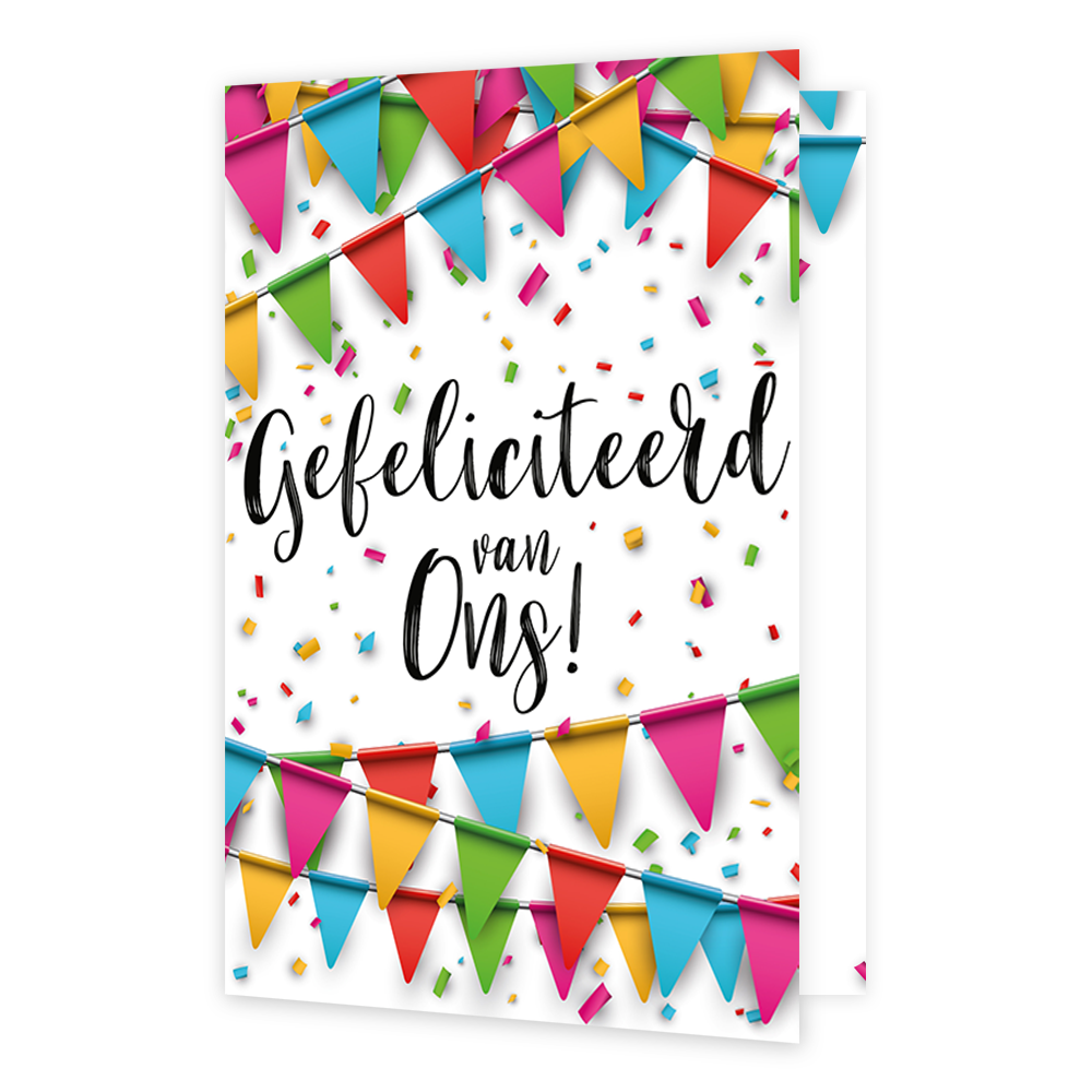 Gefeliciteerd van ons