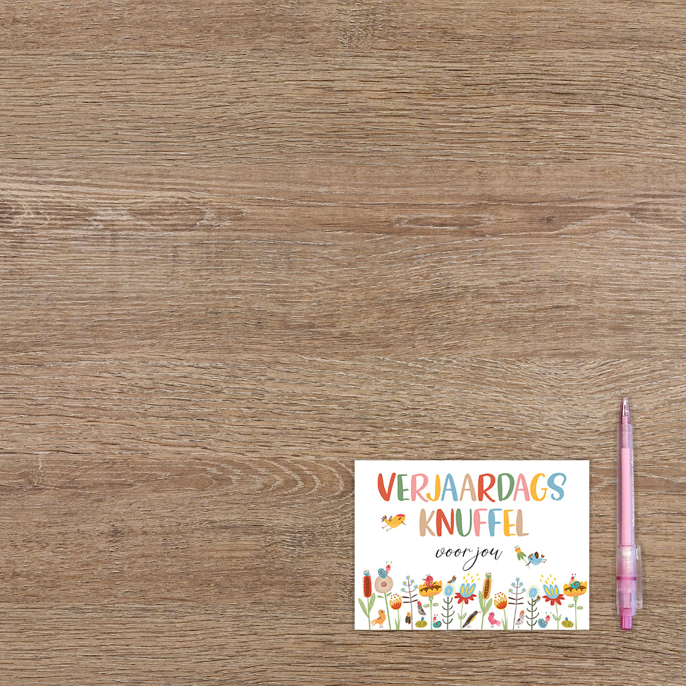 Verjaardagsknuffel voor jou
