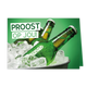 Proost op jou! - Formaat: Klein - Vorm: Liggend - Proost kaart - Op deze wenskaart staan flesjes bier in een emmer met ijs met de tekst: "Proost op jou!" - Snelwenskaart