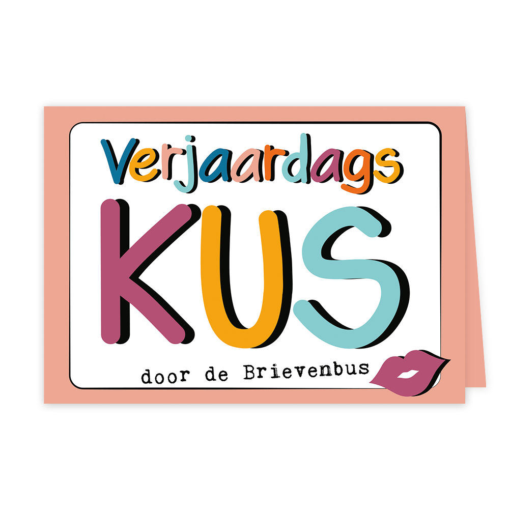 Verjaardagskus door de brievenbus