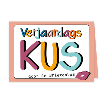 Verjaardagskus door de brievenbus